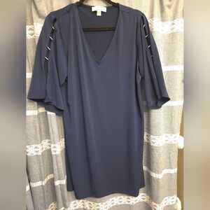 MICHAEL KORS Navy Blue Dress Size XLARGE